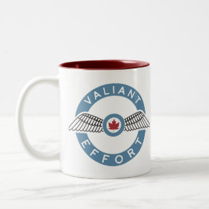 Taza Bicolor Valiente café de esfuerzo