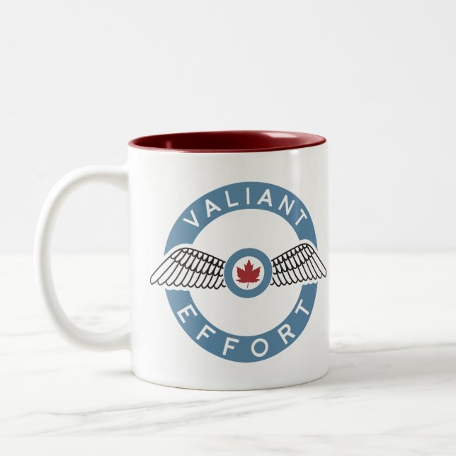 Taza Bicolor Valiente café de esfuerzo (Izquierda)
