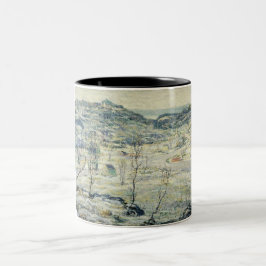 Taza Bicolor Valle Harlem en invierno (Nueva York Scene)