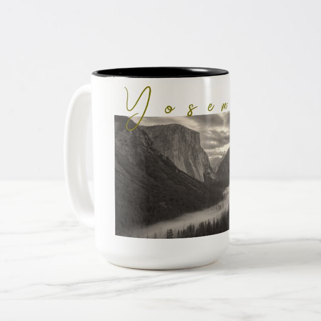 Taza Bicolor Valle Yosemite (Anverso izquierdo)