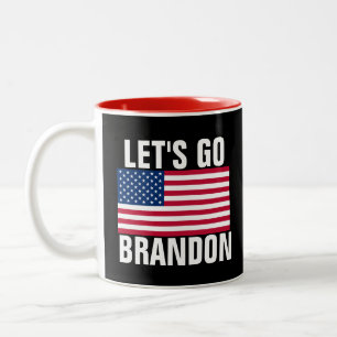 TAZA BICOLOR VAMOS A BRANDON COFFEE MUGS