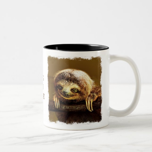 Taza Bicolor Vamos a Slothed (Derecha)