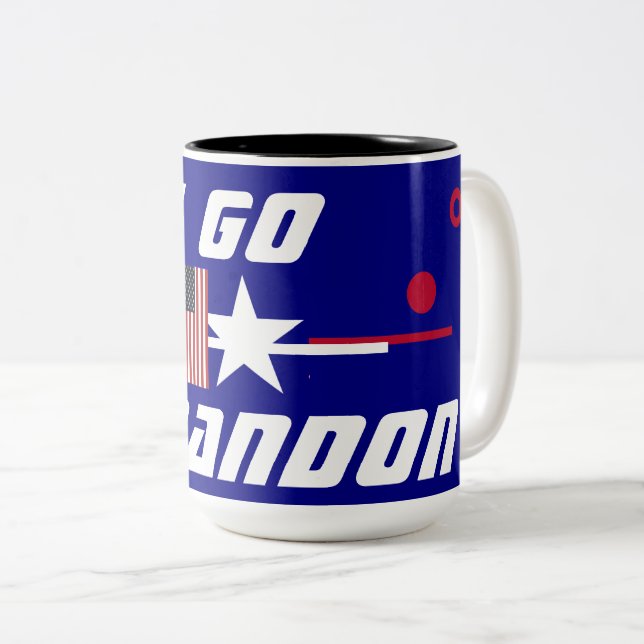Taza Bicolor Vamos Brandon (Anverso derecho)