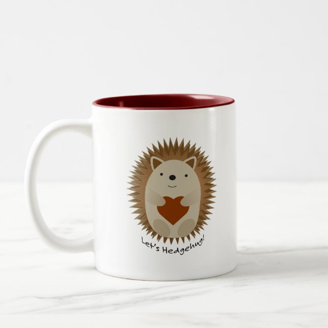 Taza Bicolor Vamos Hedgehug Hedgehog (Izquierda)