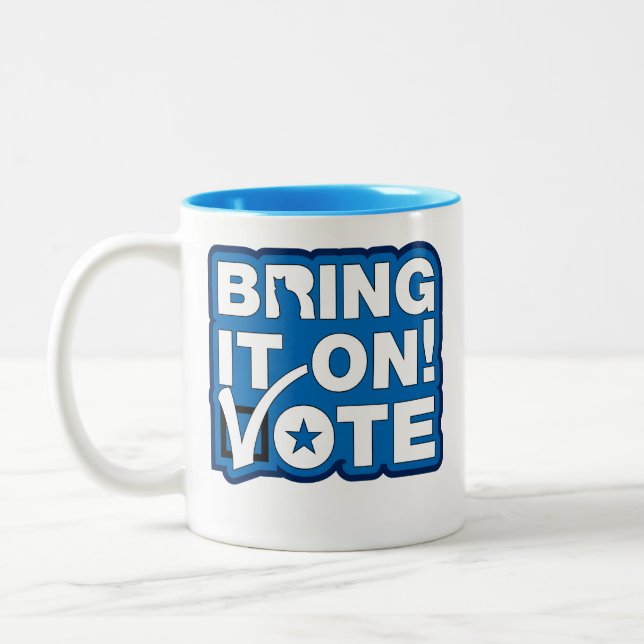 Taza Bicolor ¡Vamos! VOTACIÓN (Izquierda)