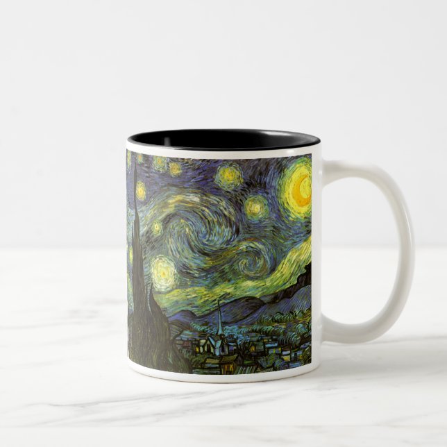 Taza Bicolor Van Gogh: Noche estrellada (Derecha)