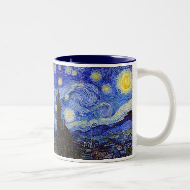 Taza Bicolor Van Gogh , “Starry Night” (Derecha)