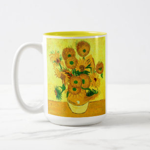 Taza Bicolor Van Gogh Sunflowers
