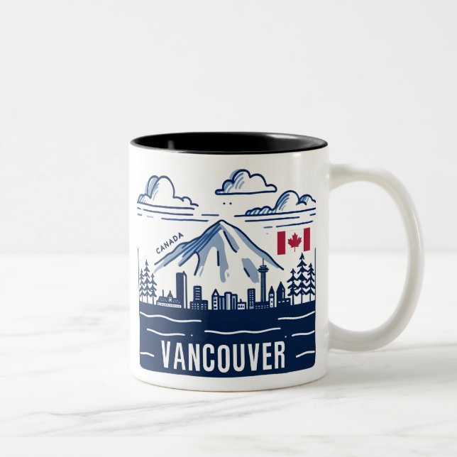 Taza Bicolor Vancouver Canada (Derecha)