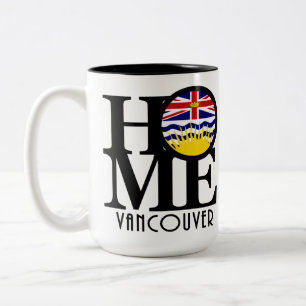 Taza Bicolor Vancouver HOME (Bandera BC) 15 oz