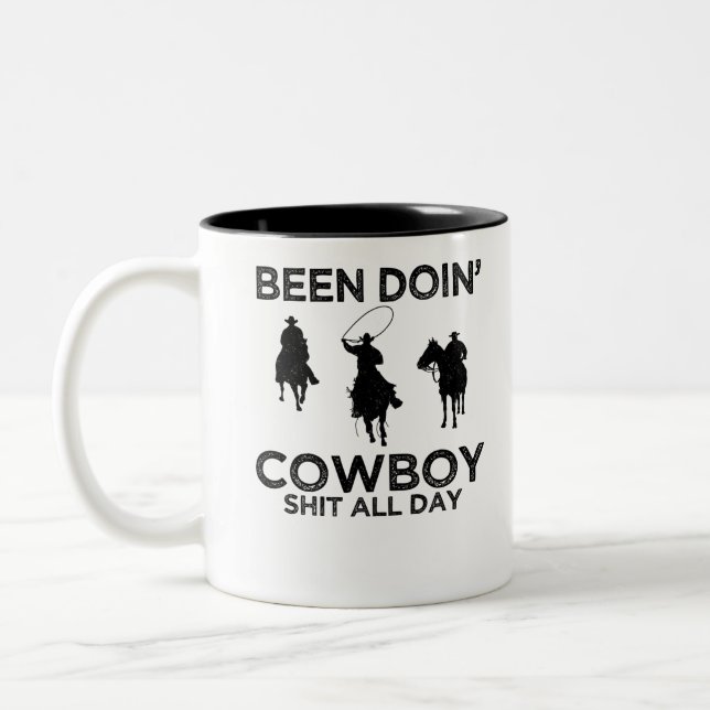 Taza Bicolor vaquero (Izquierda)