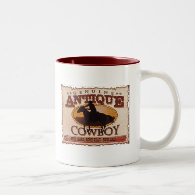 Taza Bicolor Vaquero antiguo (Derecha)