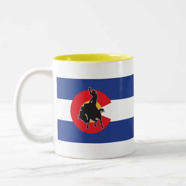 Taza Bicolor Vaquero de Colorado (Izquierda)