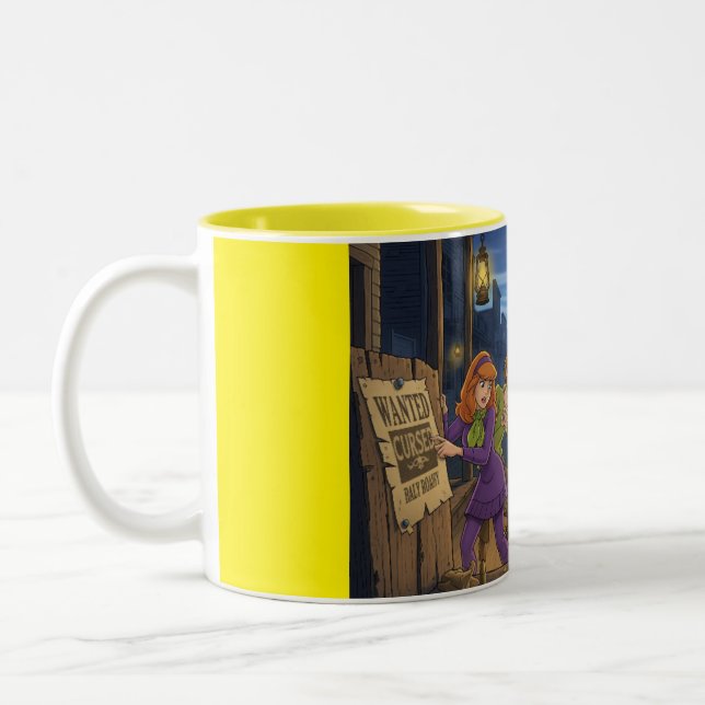 Taza Bicolor Vaqueros maldecidos y caninos (Izquierda)