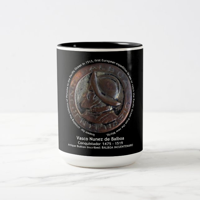 Taza Bicolor Vasco Nunez de Balboa (Centro)