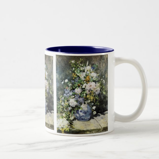 Taza Bicolor Vase de flores (Derecha)