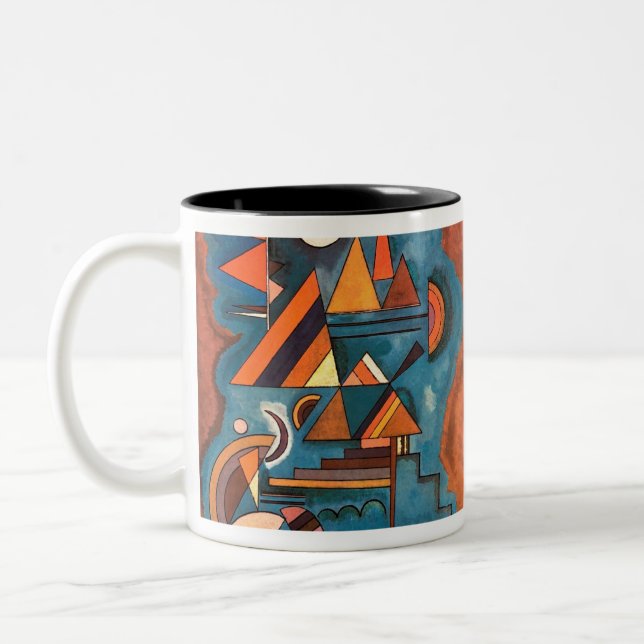 Taza Bicolor Vasily Kandinsky Bauhaus Dessau (Izquierda)