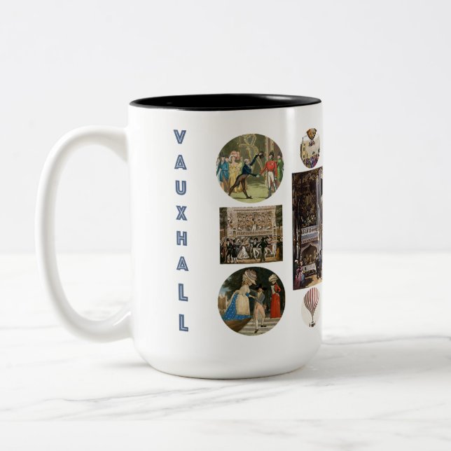 Taza Bicolor Vauxhall Gardens Mug (Izquierda)