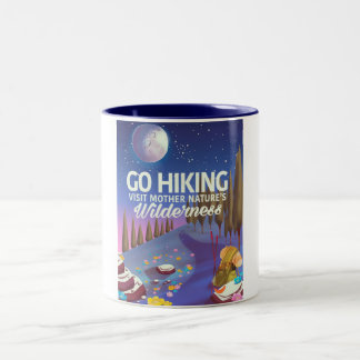 Taza Bicolor ¡Vaya de excursión! (Edición nocturna)