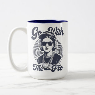 Taza Bicolor Ve Con El Flo Florence Nightingale Hip Hop Retro