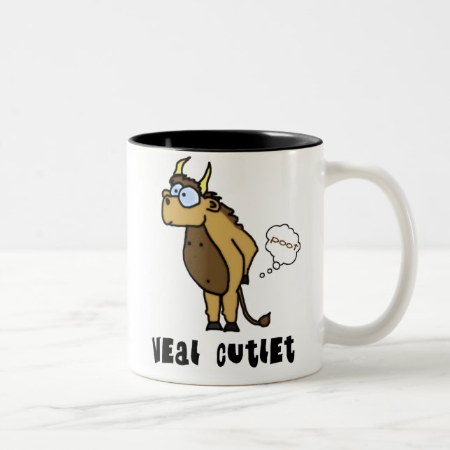 Taza Bicolor Veal Cutlet Mug (Derecha)