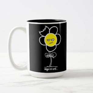 Taza Bicolor Vegetarios...