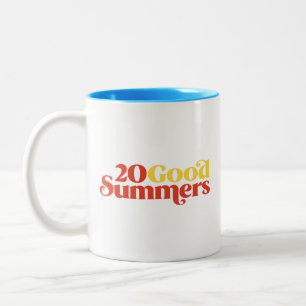 Taza Bicolor Veinte Buenos Veranos