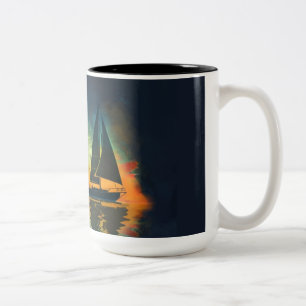 Taza Bicolor Velero del bizcocho borracho 35