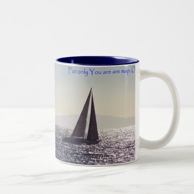 Taza Bicolor Velero/taza de Catalina (Derecha)