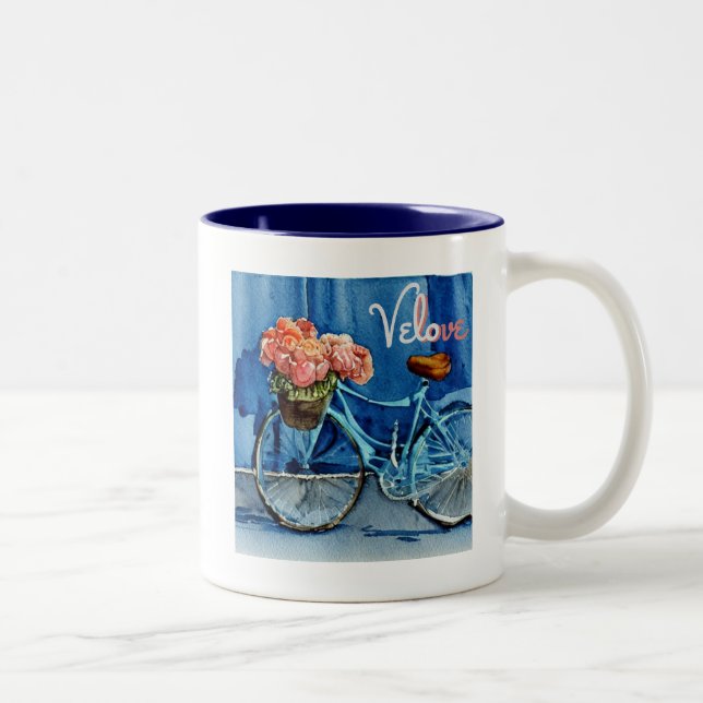 Taza Bicolor Velo Love Cycling (Derecha)