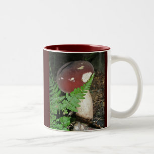 Taza Bicolor Velvet Mushroom Mug