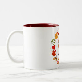 Taza Bicolor Vendedor de otoño