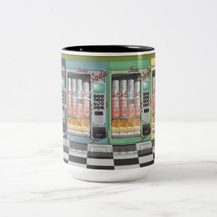 Taza Bicolor Vending Machine's Vintage Diner