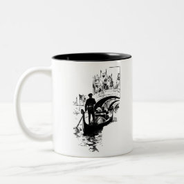 Taza Bicolor venecia, venezia, regalos de vacaciones italia, va