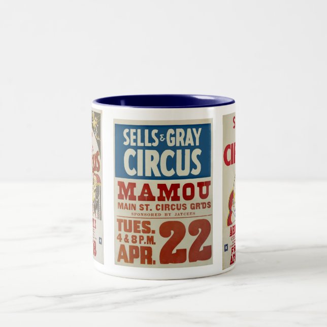 Taza Bicolor Ventas y circo gris (Centro)