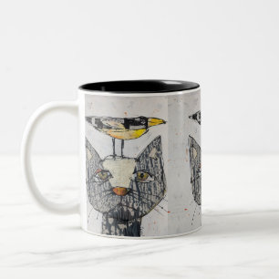 Taza Bicolor Ver El Bird 11oz Mug