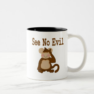 Taza Bicolor Ver No Mal Mug