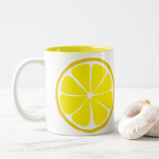 Taza Bicolor Verano Citrus Lemon Mug