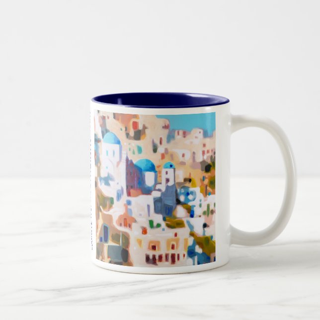 Taza Bicolor Verano en Grecia (Derecha)