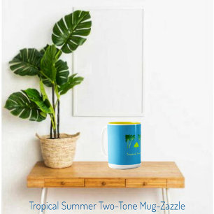Taza Bicolor Verano tropical