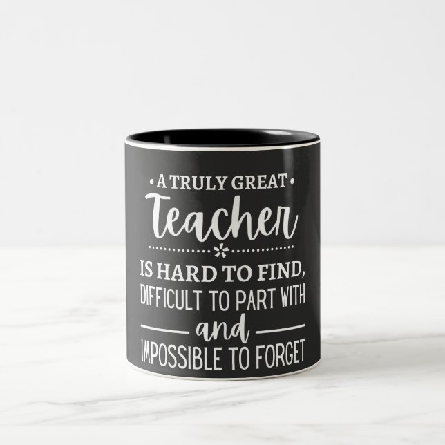 Taza Bicolor Verdaderamente gran profesor (Centro)