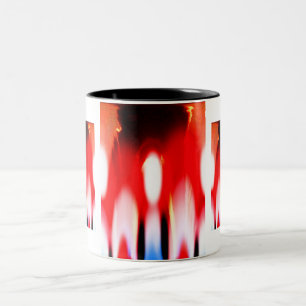 Taza Bicolor Verdaderas llamas