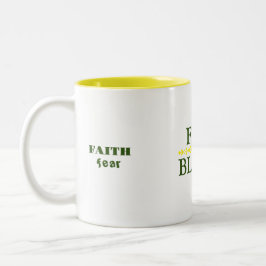 Taza Bicolor Verde a pleno florecimiento