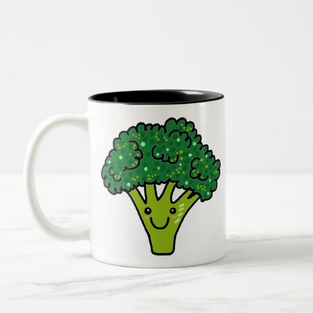 Taza Bicolor Verdura de Brocoli (Izquierda)