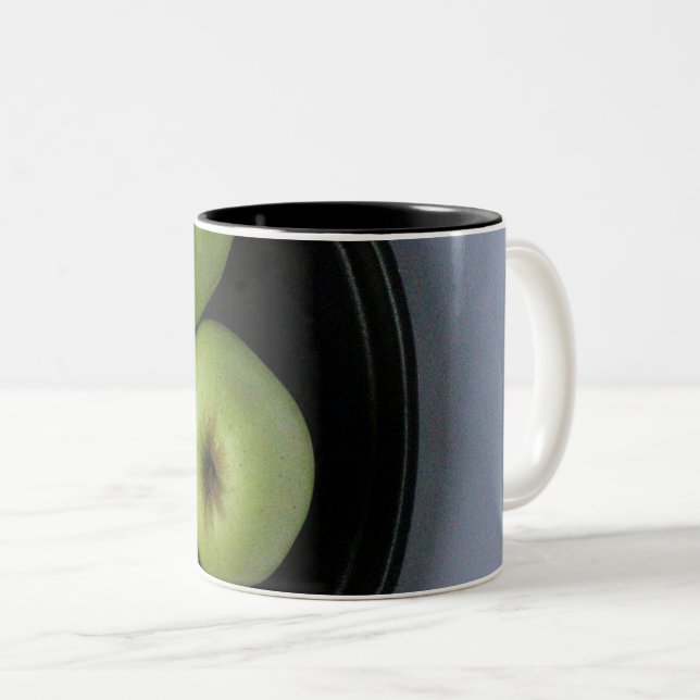 Taza Bicolor Verduras coloridas (Anverso derecho)