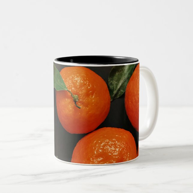 Taza Bicolor Verduras sanas (Anverso derecho)