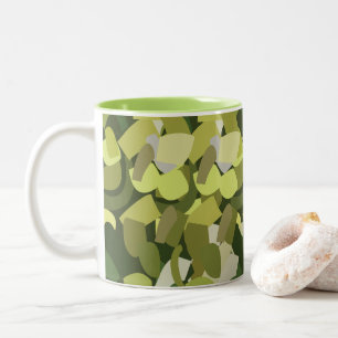 Taza Bicolor Verduras verdes