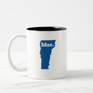 TAZA BICOLOR VERMONT ESTADO AZUL
