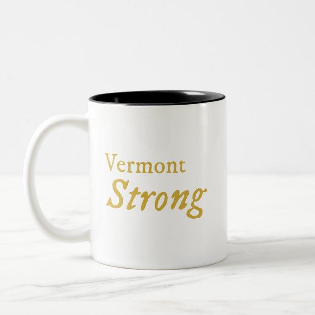 Taza Bicolor Vermont Fuerte Café Mug (Izquierda)