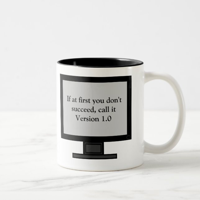 Taza Bicolor Versión 1.0 Mug (Derecha)